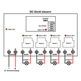 DC 10~80V 5000m Funkreichweite Empfänger mit 4-Kanal 30A Hochstrom DC Ausgang (Modell 0020670)