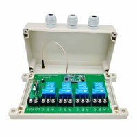 DC 10~80V Fernbedienung Schalter 5000m Hohe Reichweite 4-Kanal Relais Potentialfreier Ausgang (Modell 0020110)