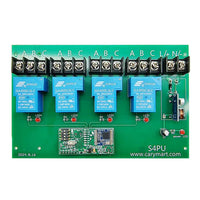 DC 10~80V Fernbedienung Schalter 5000m Hohe Reichweite 4-Kanal Relais Potentialfreier Ausgang (Modell 0020110)