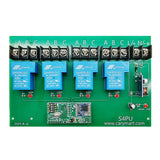 DC 10~80V Fernbedienung Schalter 5000m Hohe Reichweite 4-Kanal Relais Potentialfreier Ausgang (Modell 0020110)