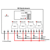 DC 10~80V Fernbedienung Schalter 5000m Hohe Reichweite 4-Kanal Relais Potentialfreier Ausgang (Modell 0020110)