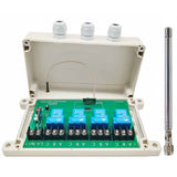 DC 10~80V Funkempfänger mit 4-Kanal 30A Potentialfreier Kontakt Relais