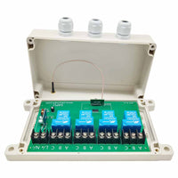 DC 10~80V Große Reichweite Fernsteuerung Empfänger mit 4 Relaisausgang (Modell 0020446)