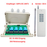 DC 10~80V Große Reichweite Fernsteuerung Empfänger mit 4 Relaisausgang