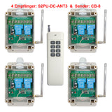 DC 10~80V Potentialfreier Schalter mit 8-Kanal Sender & Vier Empfänger (Modell 0020744)