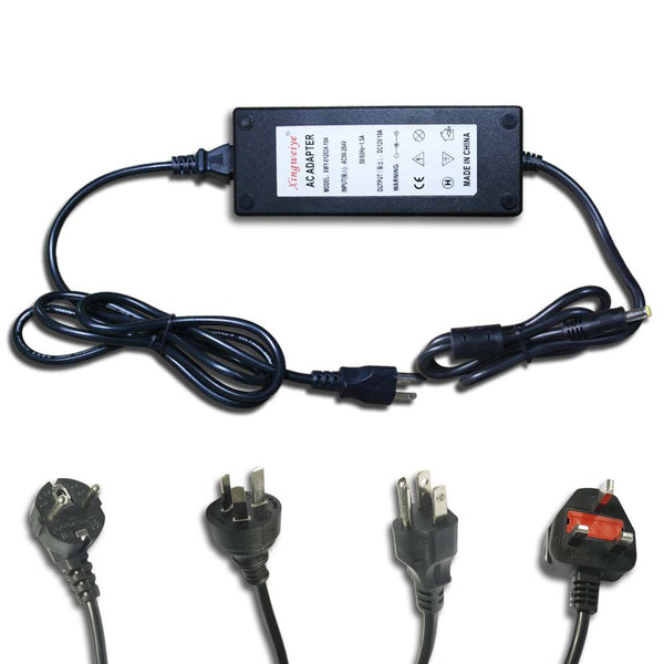 DC 12V 10A Netzadapter für Europäisch Amerikanisch Britisch Australisch