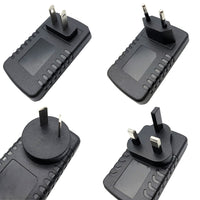 DC 12V 1A Netzadapter für Europäisch Amerikanisch Britisch Australisch
