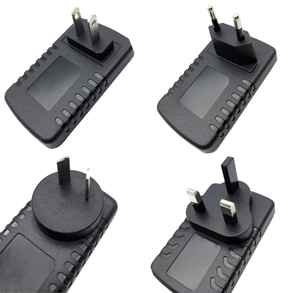 DC 12V 1A Netzadapter für Europäisch Amerikanisch Britisch Australisch