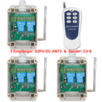 DC 12V 24V Fernbedienungsschalter mit Eine Sender & Drei Empfänger