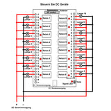 DC 12V 24V Funkempfänger mit 16-Kanal Relaisausgang (Modell 0020083)