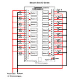 DC 12V 24V Funkempfänger mit 16-Kanal Relaisausgang (Modell 0020083)