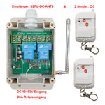 2-Kanal DC 12V 24V 30A Funkschalter mit Potentialfreier Relaiskontakt