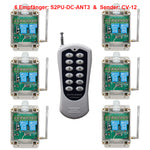 12-Kanal Sender & 6 Empfänger Fernsteuerungsset - DC 30A Potentialfrei