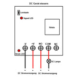 DC 5~28V Zeitverzögerung Empfänger mit 20 Sekunden Verzögerung (Modell 0020098)