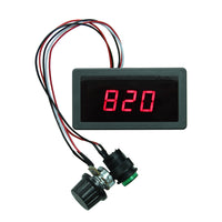 DC 6~30V Motor Drehzahlregler Drehzahl Schalter mit Digitale Anzeige (Modell 0044001)