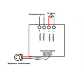 DC 6~90V Drehzahlregelung Gleichstrommotor Schalter (Modell 0044002)