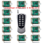 DC 6V/9V/12V/24V Fernbedienung Schalter - Eins Sender & Zwölf Empfänger