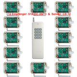 DC 6V/9V/12V/24V Fernbedienung Schalter - Eins Sender Kontrolle Zwölf Empfänger (Modell 0020494)