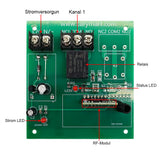 DC 6V/9V/12V/24V RF Empfänger mit 1 Kanal Potentialfreier Ausgang (Modell 0020197)