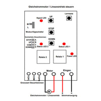 DC 9~36V Funkfernschalter für DC Motor / Linearantrieb (Modell 0020317)