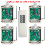 DC Eingang Ausgang Funkfernschalter mit Eins 8-Tasten Sender & Vier Empfänger (Modell 0020723)