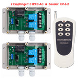 Drahtlose Steuerung für 2 AC Motoren-30A Ausgang Wasserdichte Empfänger