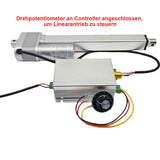 Linearantrieb Schieberegler mit Schiebepotentiometer oder Drehpotentiometer (Modell 0043090)