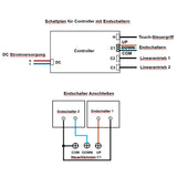 Ein-Steuerung-Zwei Synchronregler Für 2 Linearantriebe A / B / J (Modell 0043025)