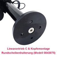 Elektrischer Linearantrieb C / F - Fester Kopfemontage Rundscheibenhalterung (Modell 0043075)