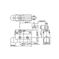 Endschalter Positionsschalter Begrenzen die Position des Linearantriebs (Modell: 0010011)