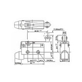 Endschalter Positionsschalter Begrenzen die Position des Linearantriebs (Modell: 0010011)