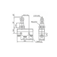 Endschalter Steuern die Position von Linearantrieben (Modell 0010010)