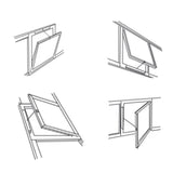 Fensteröffner Elektrisch 24V DC Automatisches Öffnen/Schließen Fenster