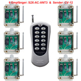 Fernbedienungsset 10A AC Eingang - Eins 12 Tasten Sender & 6 Empfänger