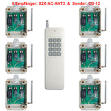Fernbedienungsset 10A AC Eingang mit Eins 12 Tasten Sender & Sechs Empfänger (Modell 0020730)