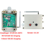 Fernsteuerungsschalter 5km 10A Relaisausgang aktiviert über DC Strom