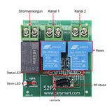Fernsteuerungsschalter Hochleistungs AC Ausgang mit Eins 12-Kanal Sender & Sechs Empfänger (Modell 0020757)