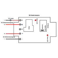 Fernsteuerungsset 30A Hochleistung Relaisausgang - 4 Empfänger & 2 Sender (Modell 0020301)