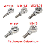 Fischaugen Gelenklager für Linearantriebe zur Verwendung mit Innengewindestecker (Modell 0044108)