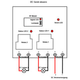 Funkfernschalter Set 30A DC Ausgang mit Eins 6-Kanal Sender & Drei Empfänger (Modell 0020751)