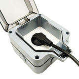 Funkschalter Wasserdicht mit europäischem Standard Stecker und französischem Standard IP66 Steckdose (Modell 0020775)