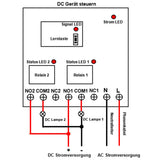 Funksteuerung 230V 220V AC 2 Kanäle mit 10A Relais und 2 Fernbedienung (Modell 0020333)