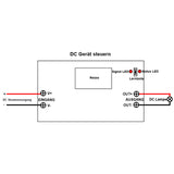 Gleichstrom Auslösend Funkschalter mit 8~15V/15~26V DC Ausgang & Eingang (Modell 0023006)