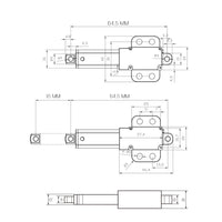 Hub 10mm Kleiner Elektrischer Linearantrieb perfekt für Kleine DIY-Projekte (Modell 0041741)
