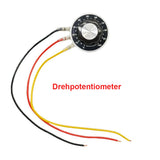 Linearantrieb Schieberegler mit Schiebepotentiometer oder Drehpotentiometer (Modell 0043090)