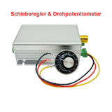 Linearantrieb Schieberegler mit Schiebepotentiometer oder Drehpotentiometer (Modell 0043090)