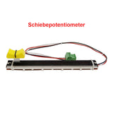Linearantrieb Schieberegler mit Schiebepotentiometer oder Drehpotentiometer (Modell 0043090)