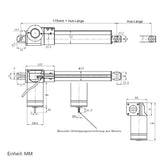 Manuelle Betätigungsvorrichtung für Elektrischer Linearantrieb B (Modell 0044131)