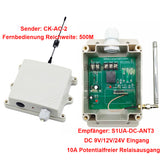 Relaisausgang Fernschalter mit 500m Reichweite aktiviert durch AC Strom