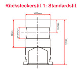 Vier 1500MM 3000N Elektrische Linearantriebe Industrie Linearaktoren Synchronisierung (Modell 0043054-3)